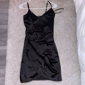 Black mini dress